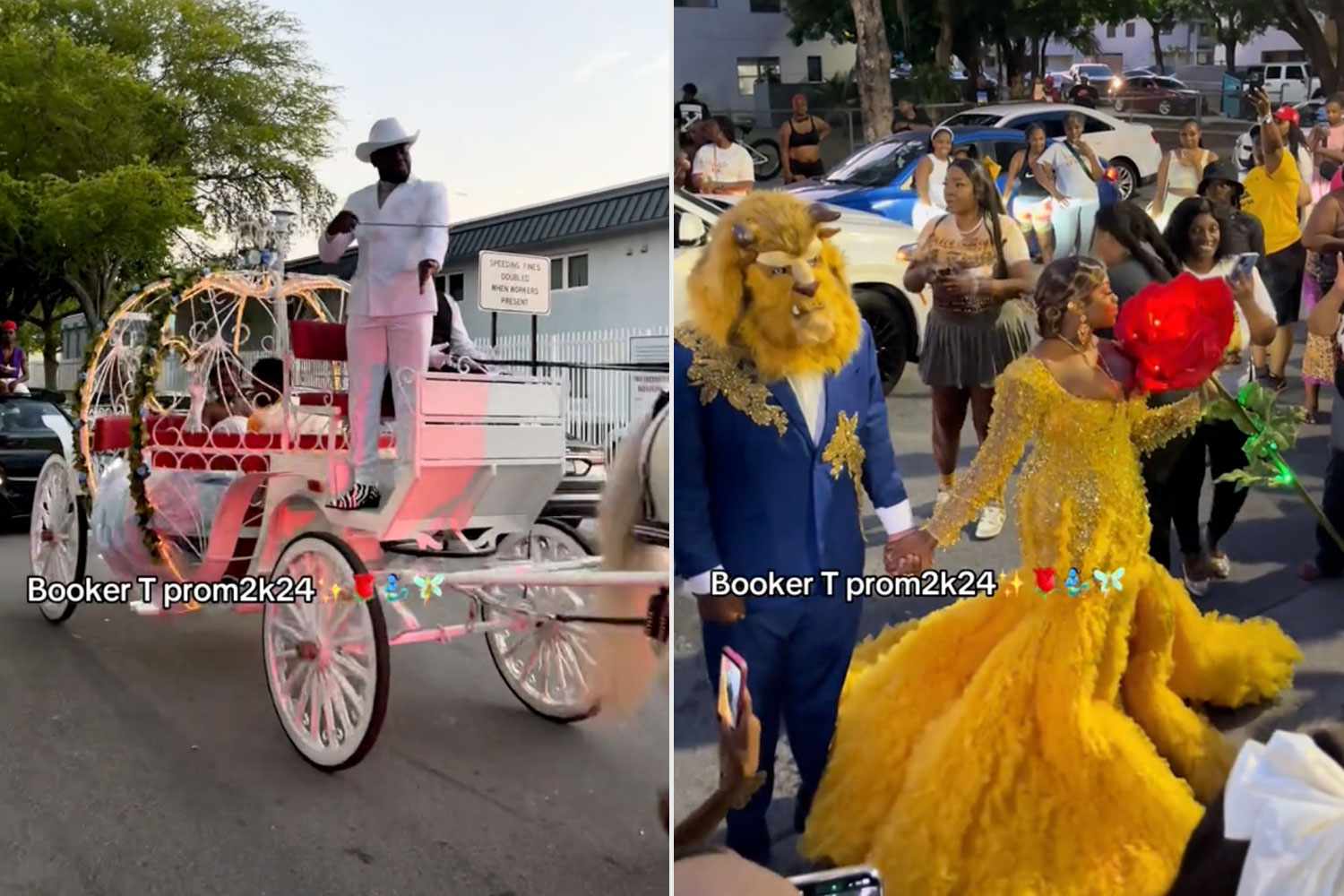 Miami Teens Go TikTok Viral for Epic Fairy Tale-Inspired Prom Looks and Arrivals: See Them All!