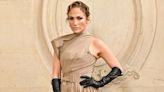 Jennifer Lopez wears this calming colour to tackle couture week