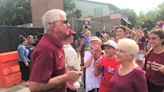 Carol Martin appreciates Link Jarrett's respect for legendary FSU baseball coach Mike Martin