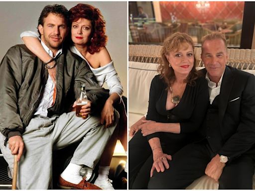 Kevin Costner e Susan Sarandon se reencontram 36 anos após 'Sorte no Amor'