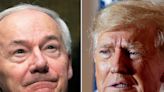 GOP Gov. Asa Hutchinson said Trump's meeting with white supremacist Nick Fuentes was 'not accidental' and hopes 'someday we won't have to be responding' to the former president