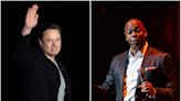 Elon Musk says the audience booing him at Dave Chappelle's comedy show was 'a first for me in real life'