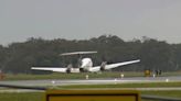 Plane makes successful wheels-up emergency landing in Australia after circling airport for hours