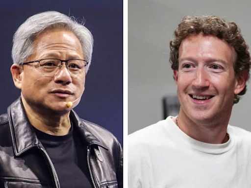 Nvidia's Jensen Huang and Mark Zuckerberg traded jackets and compliments while talking about AI