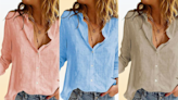 'Comfy, cool and doesn't wrinkle': This breezy top is $30 — nearly 60% off
