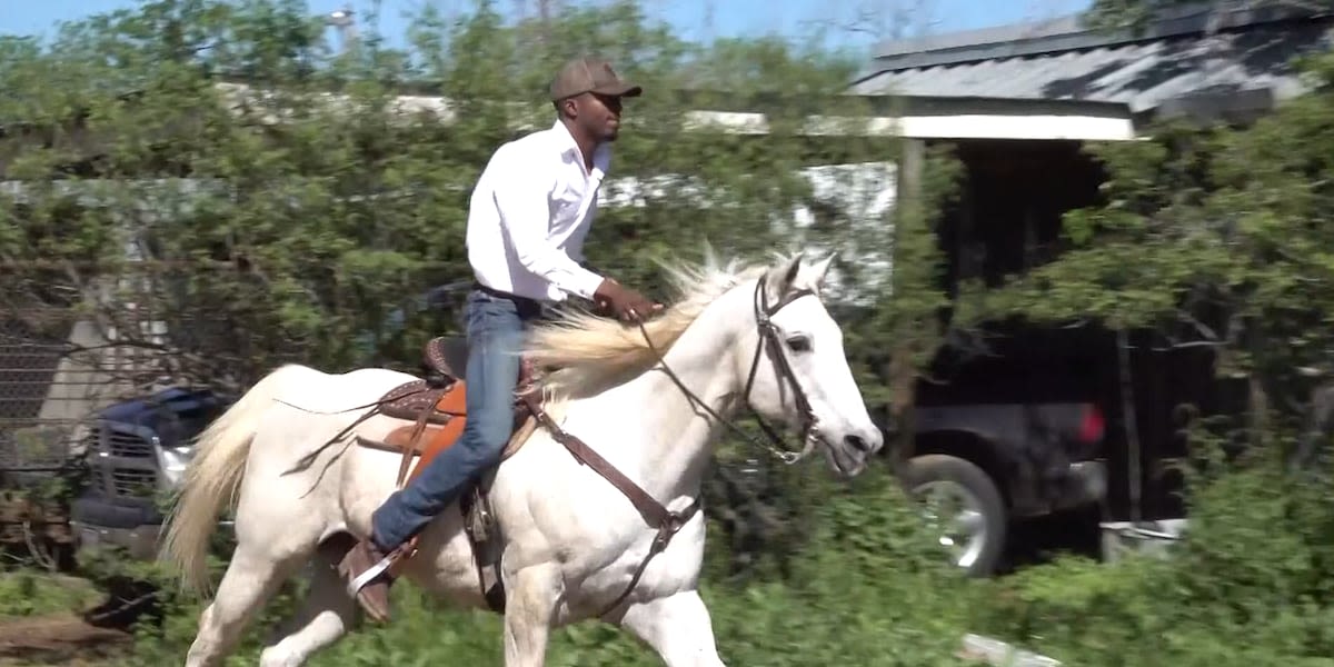 Black cowboy hopes to inspire the next generation, using his own farm as a teaching tool