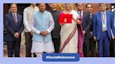 Union Budget 2024: FM Nirmala Sitharaman dons white silk saree, poses with tablet in red cover