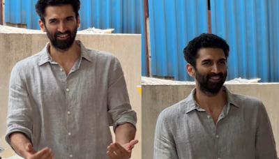 Aditya Roy Kapur spotted at Dance Rehearsal Hall embracing summer cool