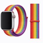 森尼3C-蘋果手錶Apple watch 6 SE 5 4 3 2 1 38mm 40mm 42mm 44mm回環錶帶尼龍帶-品質保證