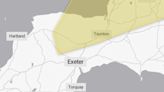 Yellow thunderstorm warning for parts of Devon