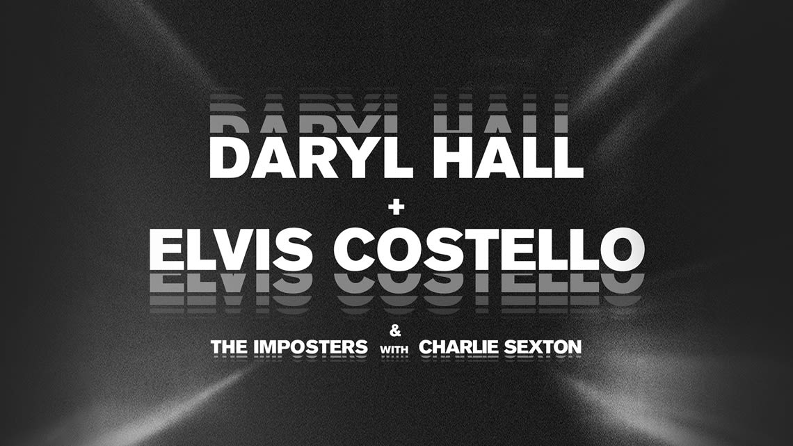 Win Tickets to see Daryl Hall + Elvis Costello & The Imposters with Charlie Sexton!