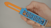 3D Printed Fidget Knife Snaps Back And Forth All Day Long