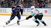 Kyrou, Schenn and Walker score in 3rd period, send Blues past Kraken 4-1