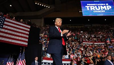 Donald Trump returns to Pennsylvania with Harrisburg rally