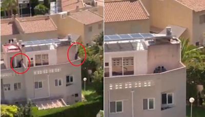 Vídeo | Persecución de película en El Campello: Detenido tras darse a la fuga por los balcones y las azoteas de una urbanización