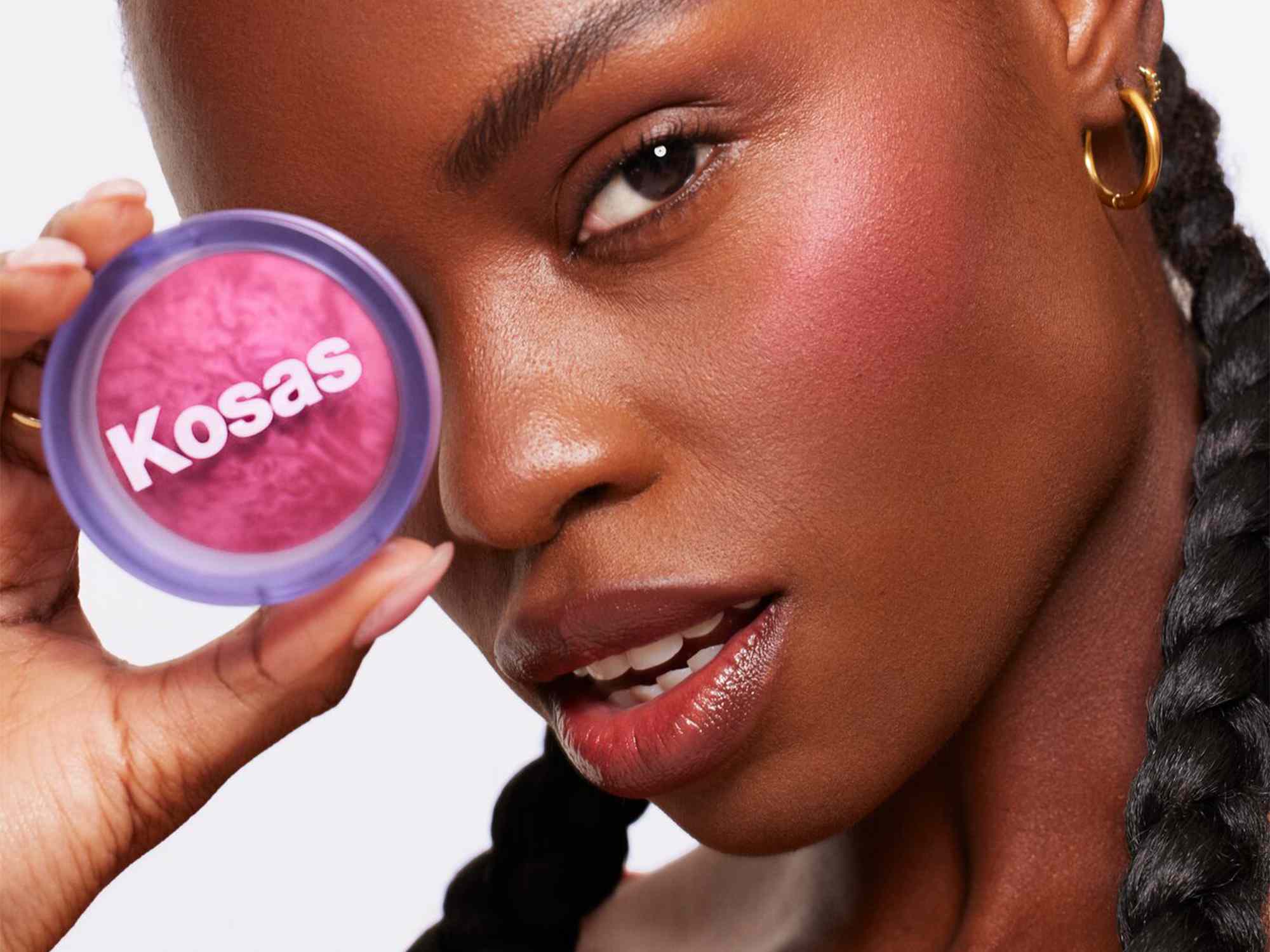 We Tried Kosas's New Skincare-Infused Powder Blush