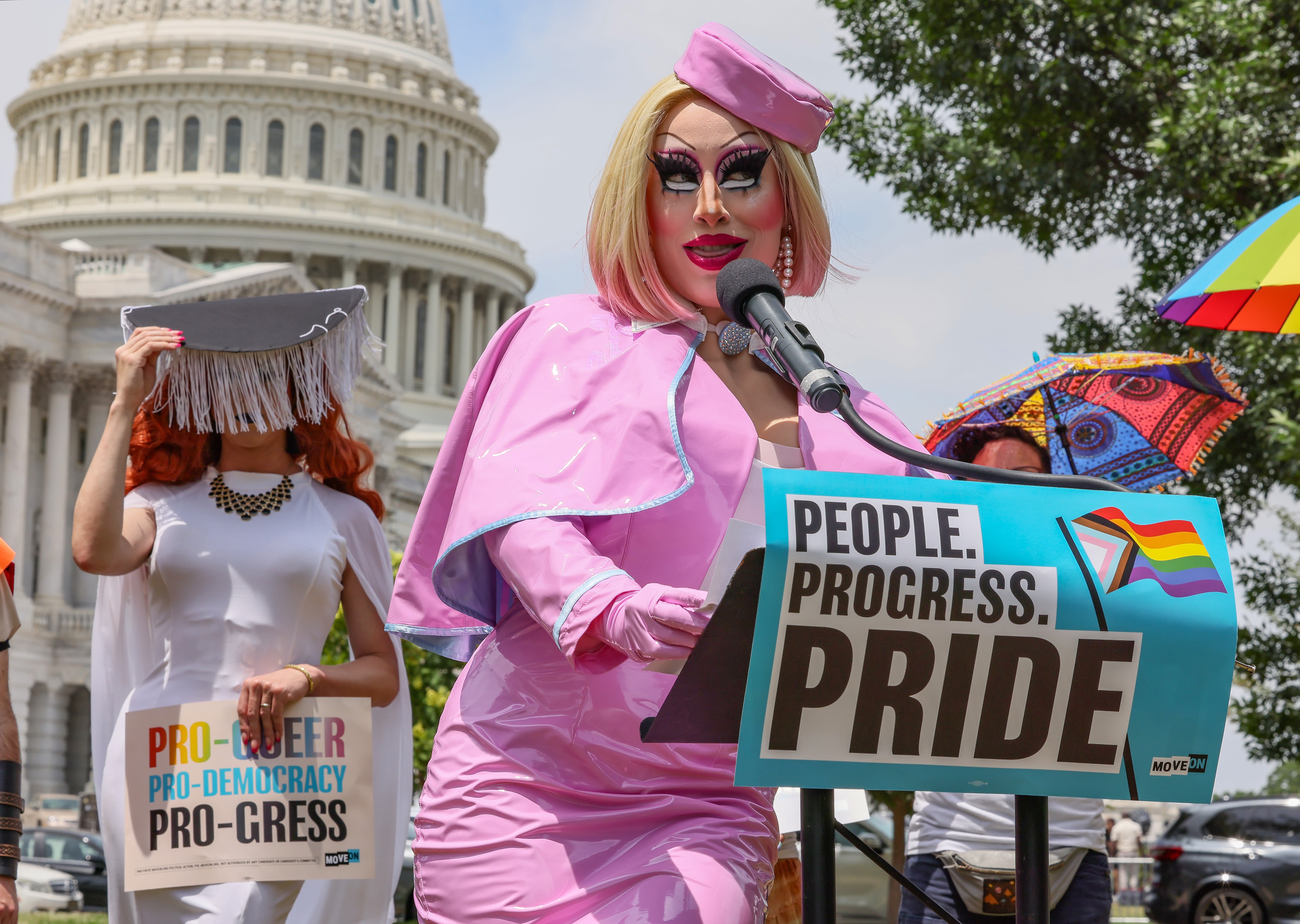 Brigitte Bandit Says Republicans Are Trying to Scapegoat Drag Queens