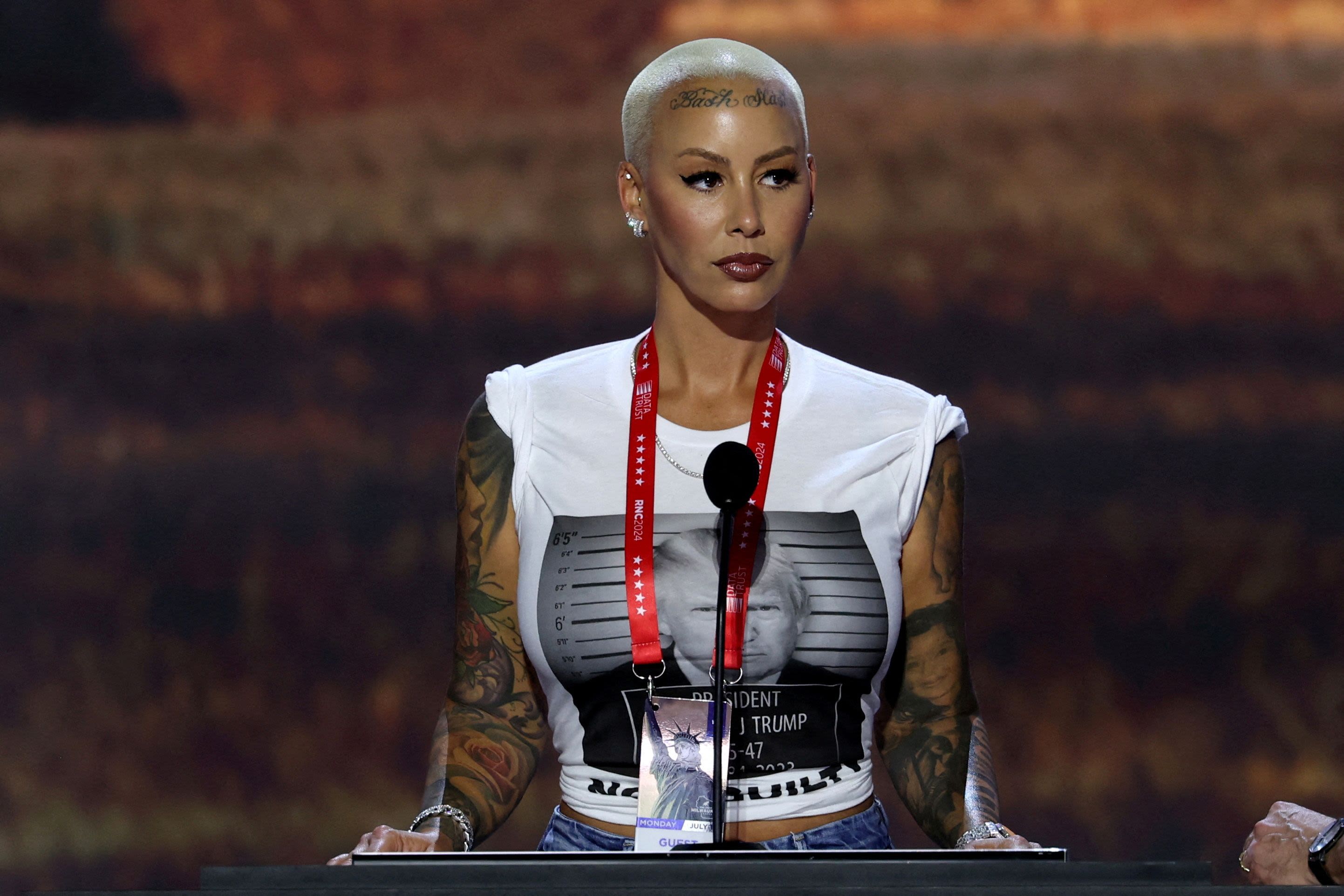 Amber Rose pushes traditional Republican limits at the RNC