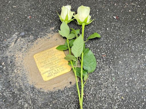Stumbling stones memorials being laid in Guernsey