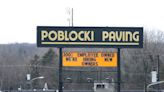 Poblocki Paving is moving to New Berlin. Don't worry, the famous sign is staying put.