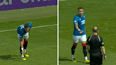 Celtic fans target Rangers captain Tavernier with missiles during Old Firm clash