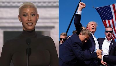 Amber Rose backs Donald Trump at Republican Convention, claims media deception