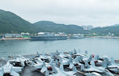 Police question Chinese students who flew drone over USS Theodore Roosevelt in South Korea