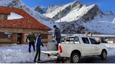 Ya se acumuló medio metro de nieve en alta montaña y se espera que el temporal siga hasta el domingo