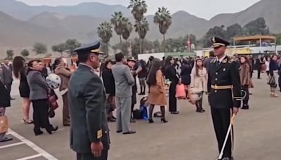 Padre policía emociona en TikTok con pedido a su hijo graduado de la PNP: “Nunca manches el uniforme con actos de corrupción”