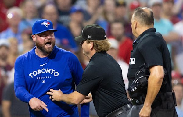Blue Jays Manager Freaks Out on Umpire After Bad Call Leads to Grand Slam
