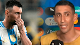 Di María se quebró en vivo tras revelar las palabras de Messi para llegar a la final de la Copa América