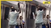 Man strikes fellow passenger with slipper inside Delhi metro, video goes viral