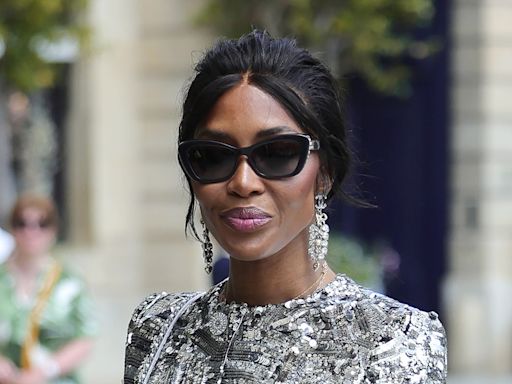 Naomi Campbell Pairs Chanel Couture With An Unexpected Shoe