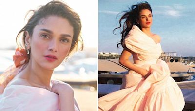Cannes 2024: Aditi Rao Hydari charms the French Riviera with dreamy & romantic Avarofiglio off-shoulder gown and 90s chic vibes 2024 : Bollywood News - Bollywood Hungama