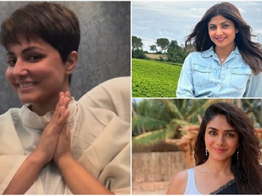 Shilpa Shetty, Bhumi Pednekar, Mrunal Thakur, and more send ‘positivity’ to Hina Khan as she cuts off hair post cancer diagnosis