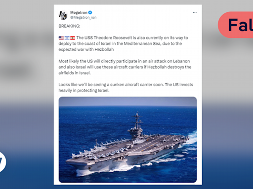 No, this US navy fleet is not yet en route to Israel – DW – 06/25/2024