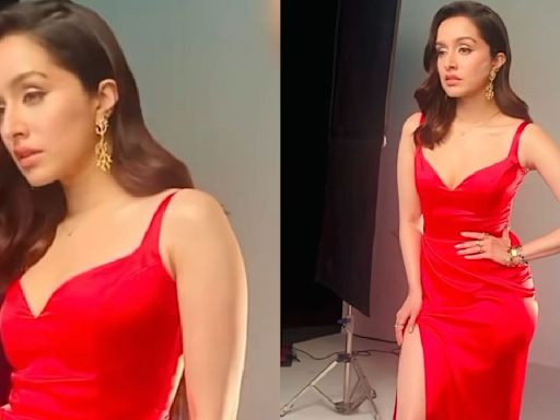 Shraddha Kapoor looks smoking hot in her latest sizzling red gown, making us sing 'fashion ki queen bas Tum hi ho'