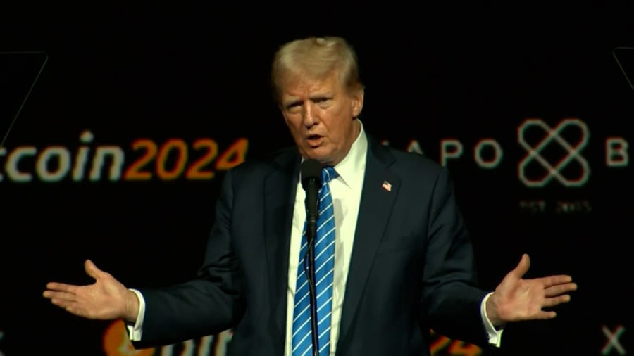 Trump addresses thousands at Bitcoin 2024 Conference in Nashville