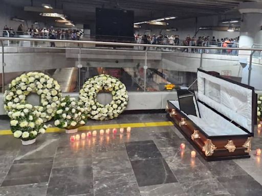 Línea 12 Metro CDMX: Ataúd aparece en estación Mixcoac a 3 años del colapso