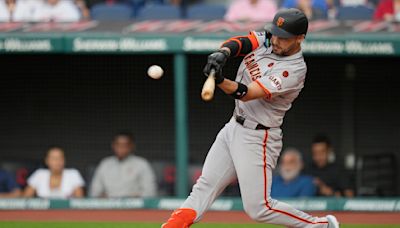 Michael Conforto has a 2-run double, the Giants beat the Guardians 4-2