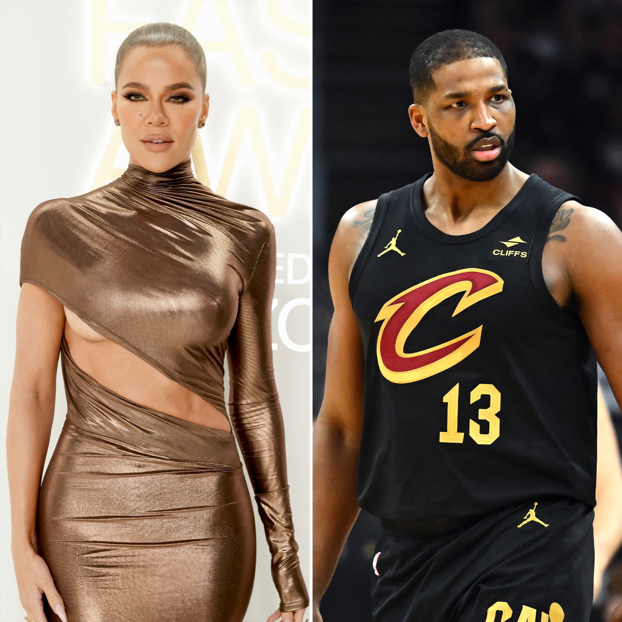 Khloe Kardashian Brings Daughter True and Son Tatum to Tristan Thompson’s NBA Game