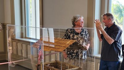 Modeling Tallahassee's past: Museum artisan crafts miniature first Capitol