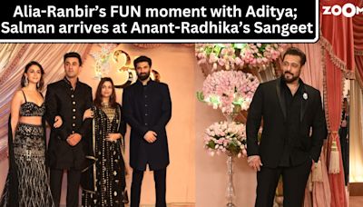 Anant Ambani-Radhika Merchant's Sangeet: Alia Bhatt, Ranbir Kapoor's FUN moment with Aditya Roy Kapur