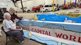 Port Clinton artists add splash of color to concrete barriers