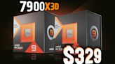 AMD Ryzen 9 7900X3D CPU Now Available For $329 US, 12 Cores With 3D V-Cache