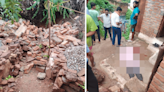 Wall Of Under-Construction House Collapses On Elderly Man Amid Rains In Gwalior, Body Recovered From Rubble