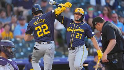 Colin Rea pitches 7 innings, Christian Yelich homers in the Brewers' 3-0 victory over the Rockies