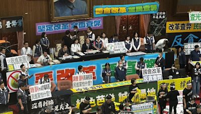 朝野續打布條、口號戰 國民黨喊話賴清德「當家不鬧事」