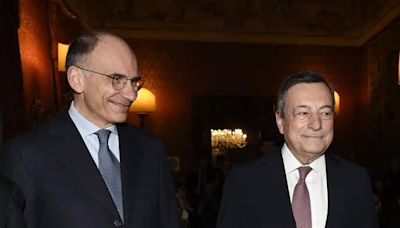 Da Mario Draghi ed Enrico Letta due idee di Europa che si contrappongono