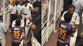 Fan Tries To Steal Match Ball During KKR Vs MI Match; Gets Caught By Police In Viral Video